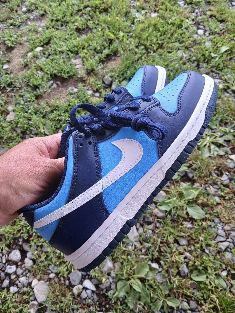 🇺🇸 4th of July Nike Dunk Low Streetwear/Lifestyle Shoes Size 4.5 Youth/6 Women - Picture 6 of 10